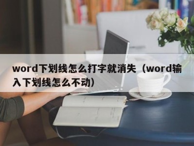 海口word下划线怎么打字就消失（word输入下划线怎么不动）