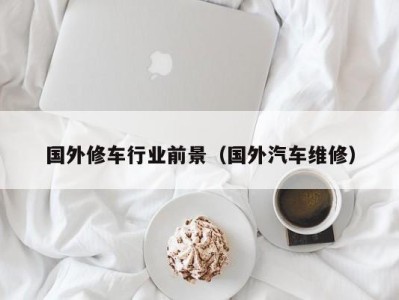 海口国外修车行业前景（国外汽车维修）