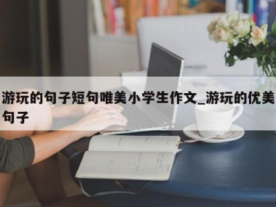 海口游玩的句子短句唯美小学生作文_游玩的优美句子 