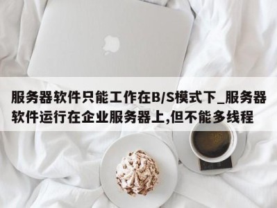 海口服务器软件只能工作在B/S模式下_服务器软件运行在企业服务器上,但不能多线程 