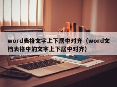 海口word表格文字上下居中对齐（word文档表格中的文字上下居中对齐）