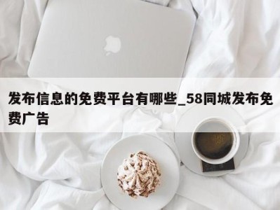 海口发布信息的免费平台有哪些_58同城发布免费广告 